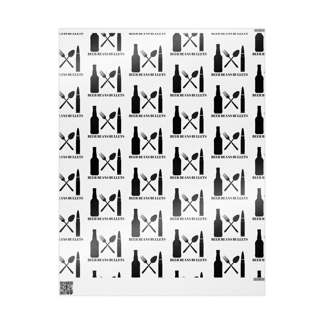 Beer Bean Bullets Wrapping Paper