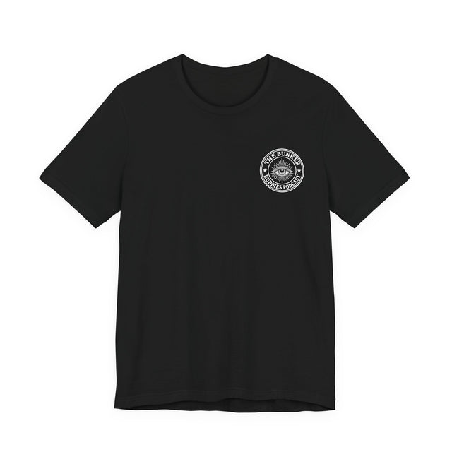 Broadcasting From The Bunker — Bunker Buddies Logo Tee