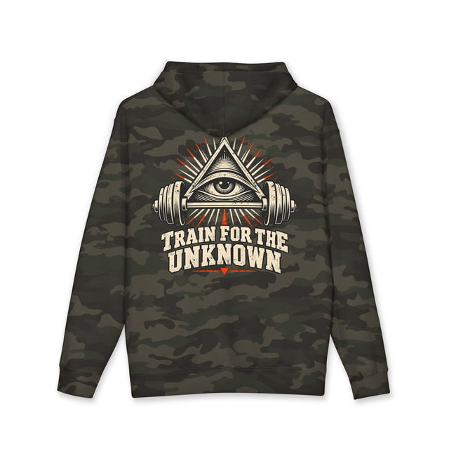 Train for the Unknown Illuminati Eye Weightlifting Hoodie