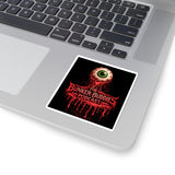 The Bunker Buddies Podcast Horror Eyeball Kiss-Cut Sticker