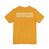 Broadcasting From The Bunker — Bunker Buddies Logo Tee