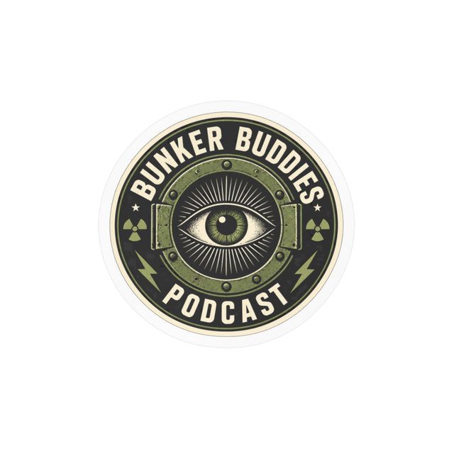 Bunker Buddies Podcast Eye Vinyl Decal