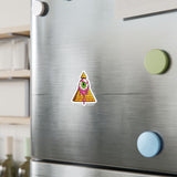 Kiss-Cut Vinyl Decal – Dripping Eyeball Pyramid Horror Sticker