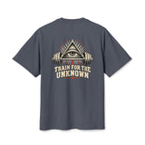 Train for the Unknown Eye of Providence Graphic T-Shirt