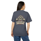 Train for the Unknown Eye of Providence Graphic T-Shirt